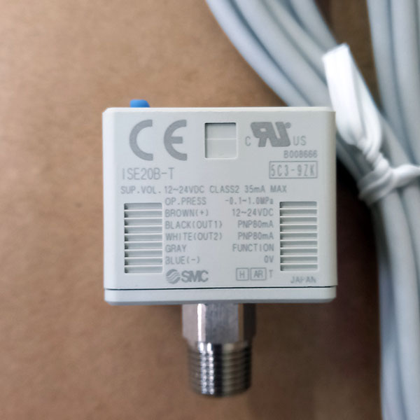 Pressostato <br/ >Marca: SMC <br/ >Modelo: ISE20B-T
