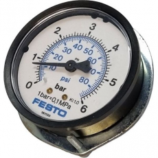 Manômetro 87PSI 6BAR 161130 com flange