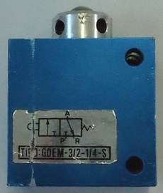 Válvula pneumática (modelo: GDEM-3/2-1/4-S)