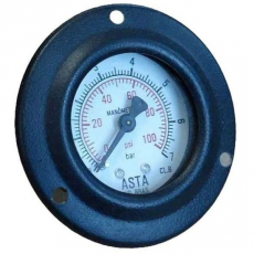 Manômetro 100psi 7bar com flange