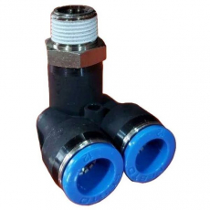 Conexão em Y FESTO QSYL-1/2-12 em 90 graus