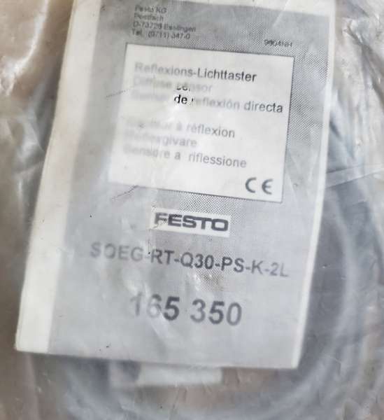 marca: FESTO <br/>modelo: SOEGRTQ30PSK2L 165350